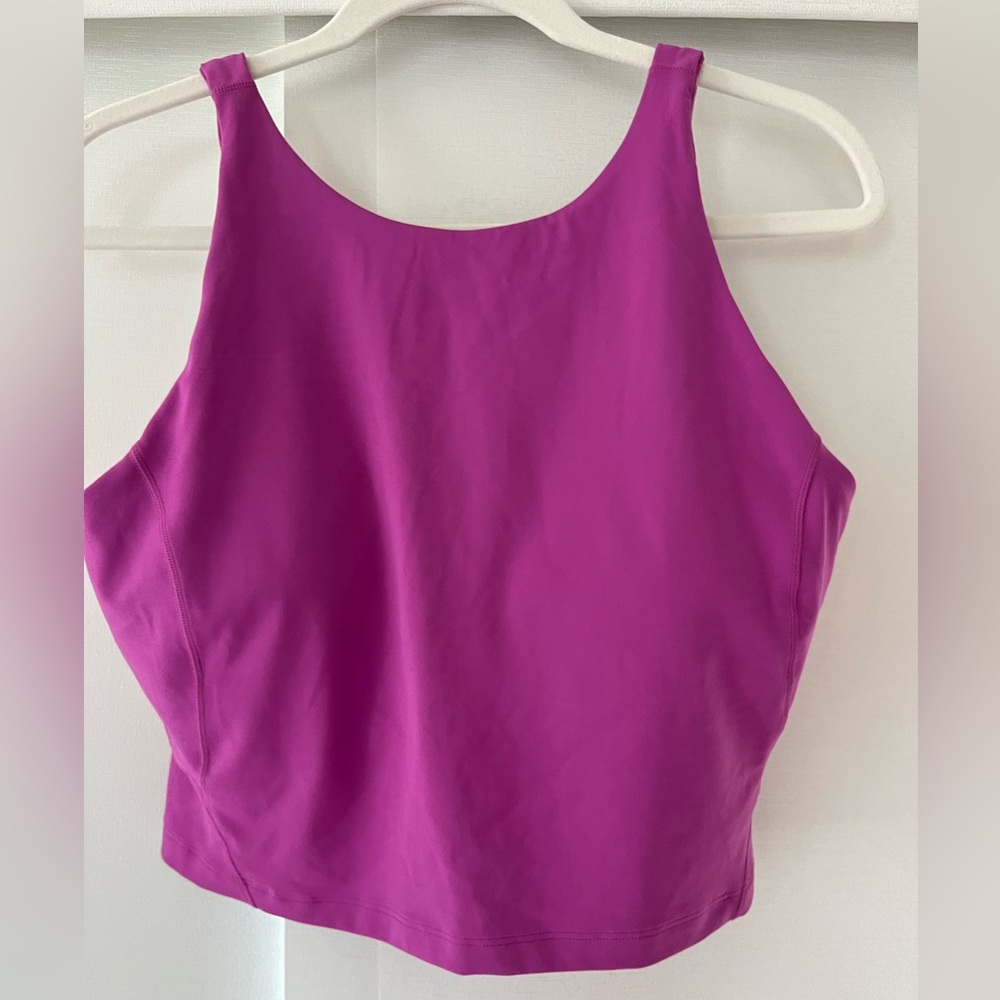 Lululemon high neck align tank. Size 12.  Purple.